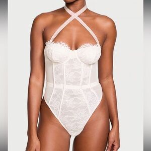 Victoria Secret Halter Lace Teddy